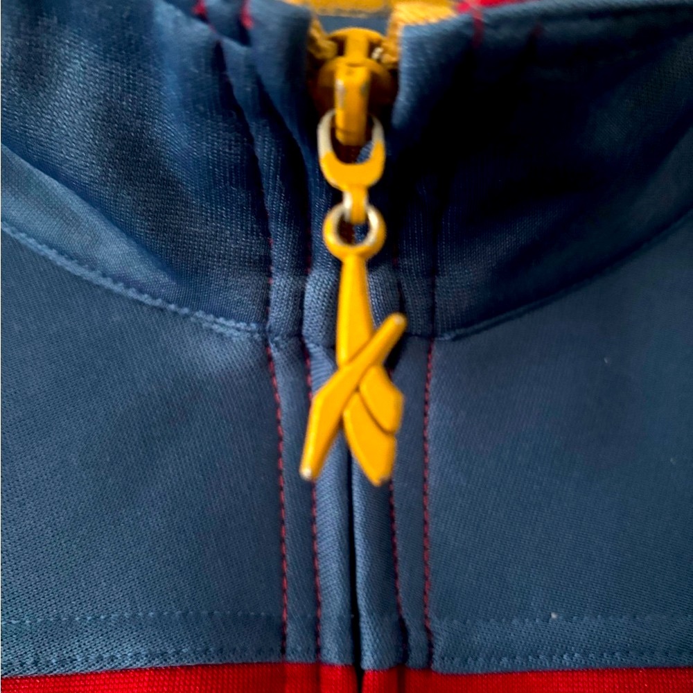 Vintage Reebok Barcelona Blue and Red Athletic Jacket - Picture 4 of 6